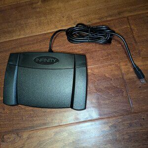 Infinity Transcription Pedal + FlexFone Digital Transcription Headphones NEW